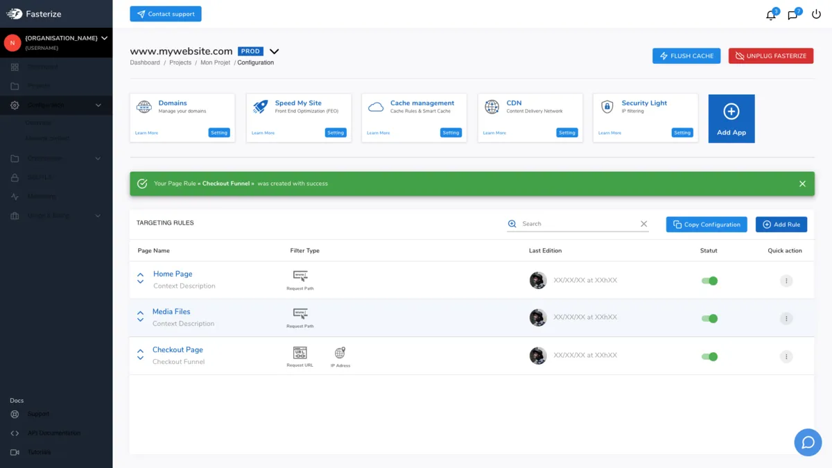 Fasterize : avis des utilisateurs, avantages & inconvénients de ce logiciel d'optimisation de site web