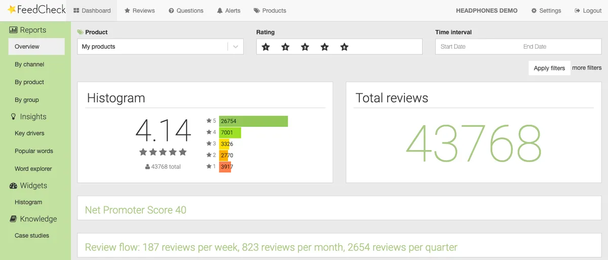 FeedCheck : avis des utilisateurs, avantages & inconvénients de ce logiciel de gestion des avis