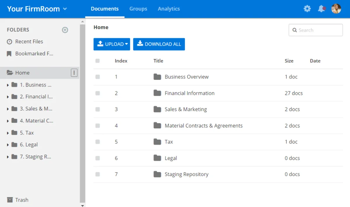 FirmRoom : avis des utilisateurs, avantages & inconvénients de ce logiciel de virtual data room FirmRoom : avis des utilisateurs, avantages & inconvénients de ce logiciel de virtual data room