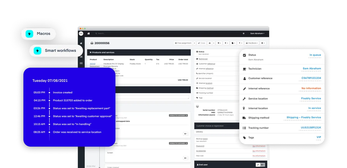 Fixably : avis des utilisateurs, avantages & inconvénients de ce logiciel pour atelier de réparation Fixably : avis des utilisateurs, avantages & inconvénients de ce logiciel pour atelier de réparation