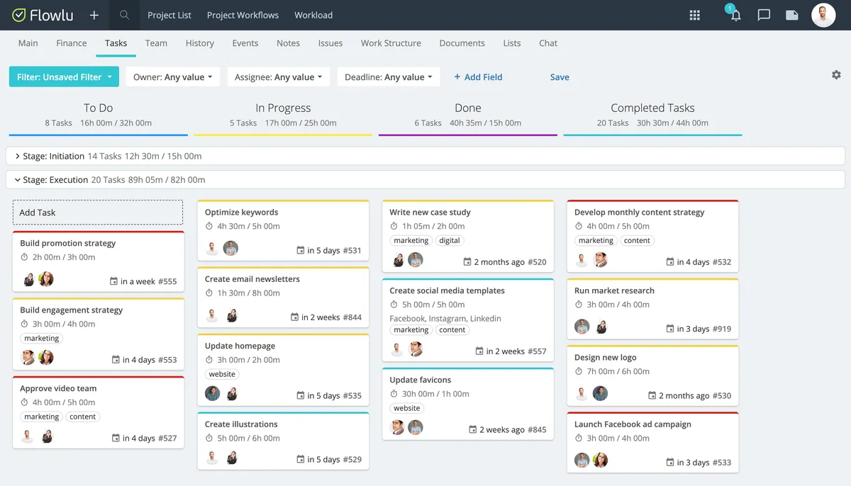 Flowlu : avis des utilisateurs, avantages & inconvénients de ce logiciel de gestion de projet Agile / Scrum Flowlu : avis des utilisateurs, avantages & inconvénients de ce logiciel de gestion de projet Agile / Scrum