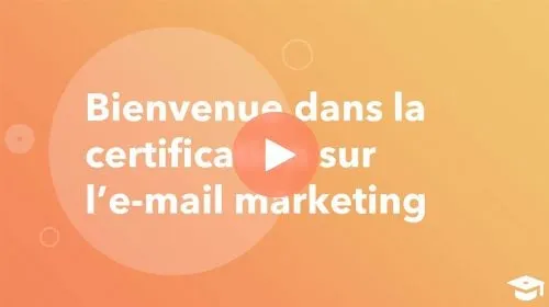 Certification gratuite E-mail marketing Certification gratuite E-mail marketing