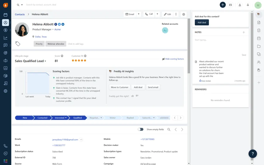 freshsales crm freshsales crm