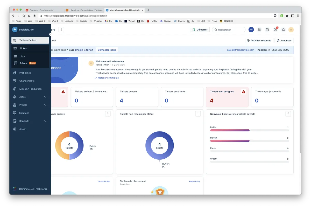 Freshservice : logiciel ITSM Freshservice : logiciel ITSM