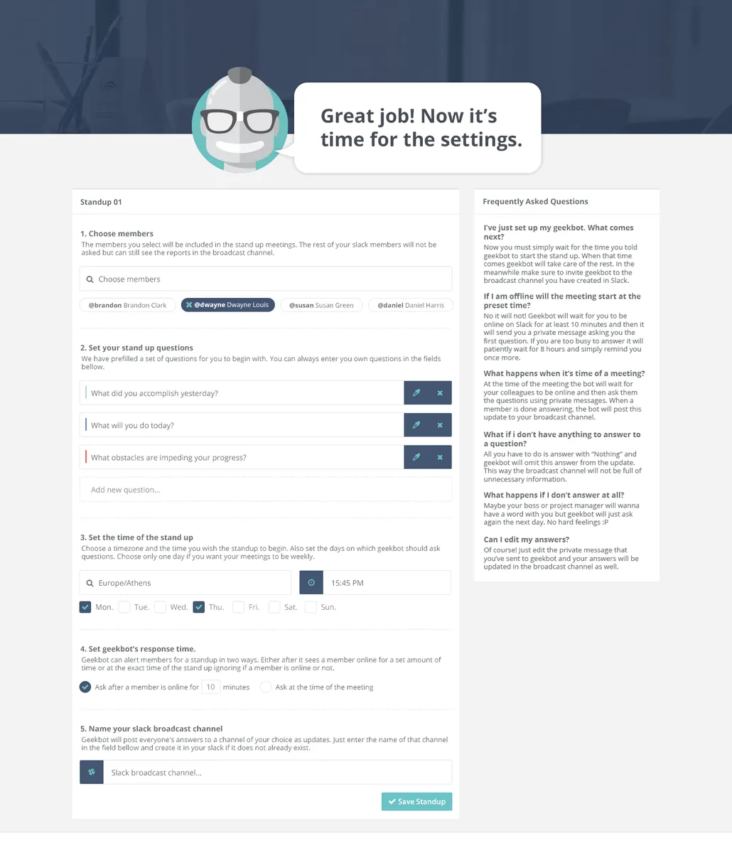 GeekBot : avis des utilisateurs, avantages & inconvénients de ce logiciel d'enquête / sondage / questionnaire GeekBot : avis des utilisateurs, avantages & inconvénients de ce logiciel d'enquête / sondage / questionnaire