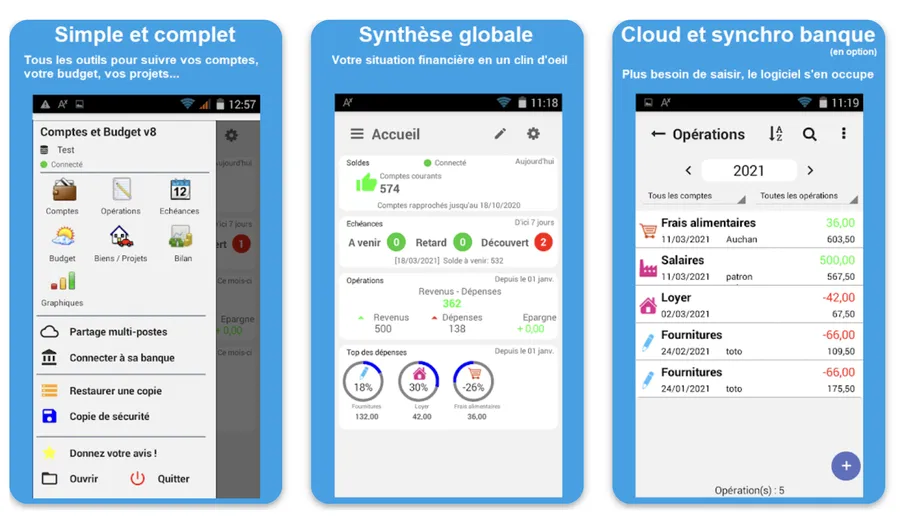 gestion comptes gestion comptes