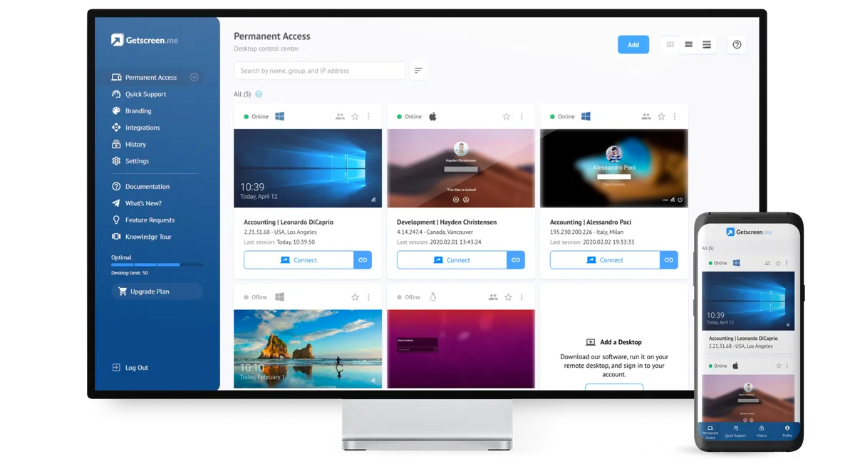Getscreen : avis des utilisateurs, avantages & inconvénients de ce logiciel de bureau à distance