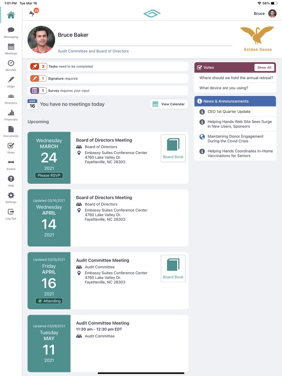 Govenda : avis des utilisateurs, avantages & inconvénients de ce logiciel de conseil d'administration Govenda : avis des utilisateurs, avantages & inconvénients de ce logiciel de conseil d'administration