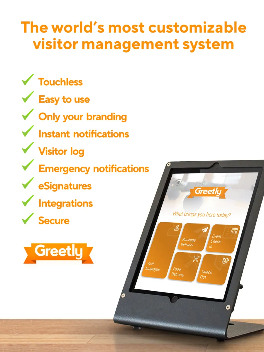 Greetly : avis des utilisateurs, avantages & inconvénients de ce logiciel de gestion des visiteurs / accréditations / check-in Greetly : avis des utilisateurs, avantages & inconvénients de ce logiciel de gestion des visiteurs / accréditations / check-in