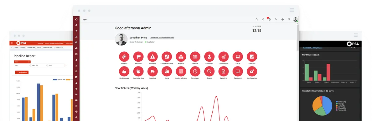 HaloPSA : avis des utilisateurs, avantages & inconvénients de ce logiciel PSA HaloPSA : avis des utilisateurs, avantages & inconvénients de ce logiciel PSA
