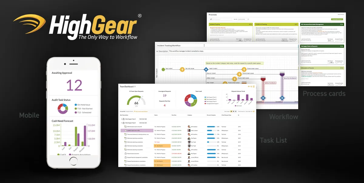 HighGear : avis des utilisateurs, avantages & inconvénients de ce logiciel de workflow HighGear : avis des utilisateurs, avantages & inconvénients de ce logiciel de workflow