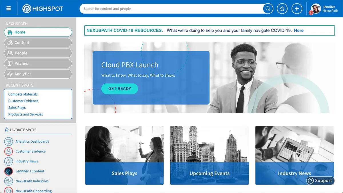 Highspot : avis des utilisateurs, avantages & inconvénients de ce logiciel d'activation des ventes Highspot : avis des utilisateurs, avantages & inconvénients de ce logiciel d'activation des ventes