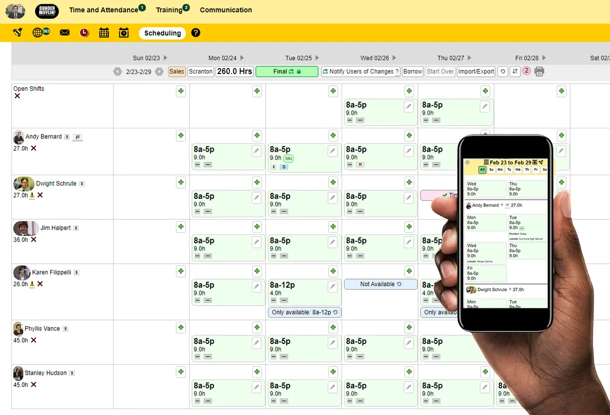 honeybeeBase : avis des utilisateurs, avantages & inconvénients de ce logiciel de planning d'équipe