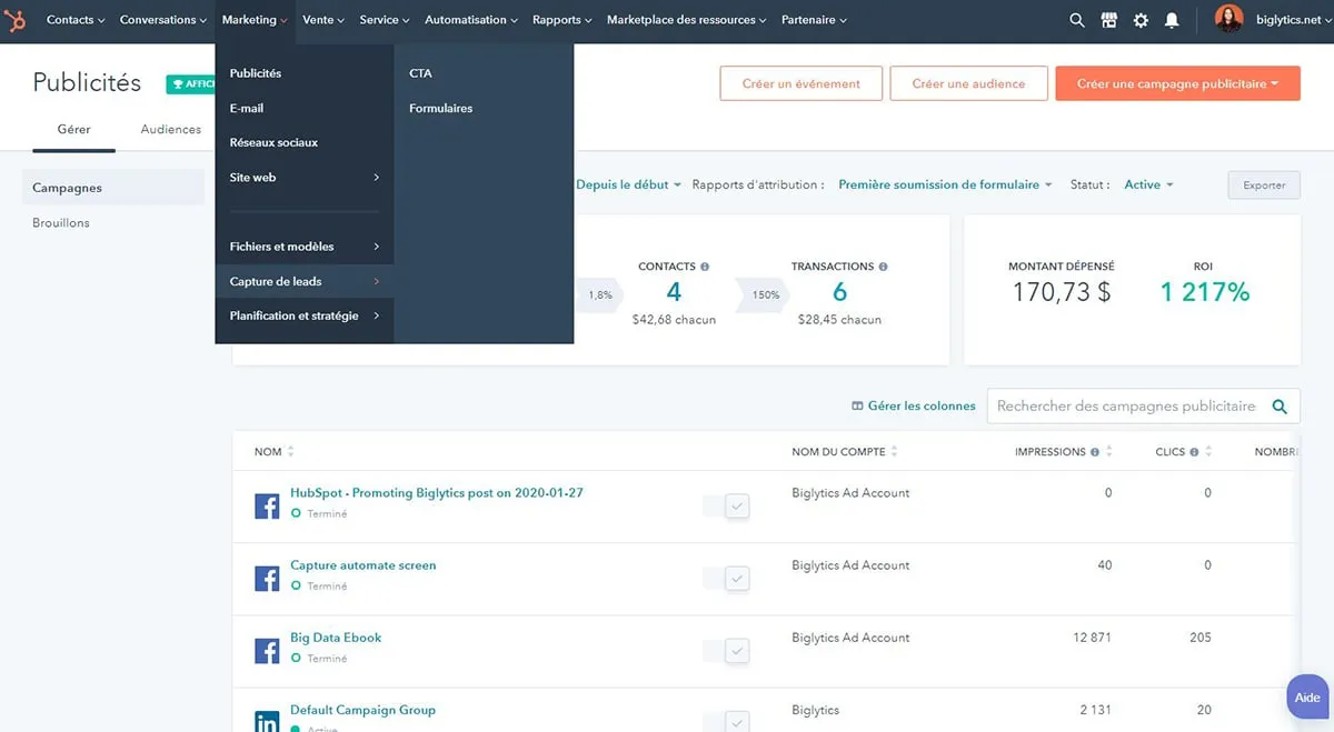 hubspot pour tpe 1 marketing hub 2 hubspot pour tpe 1 marketing hub 2