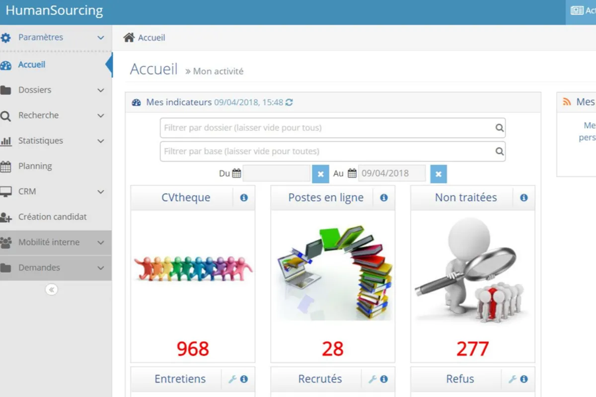 Human Sourcing : avis des utilisateurs, avantages & inconvénients de ce logiciel de recrutement ATS