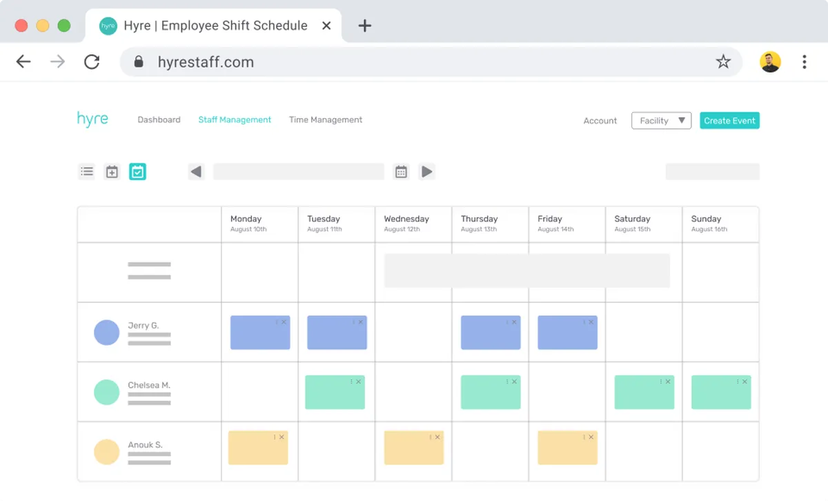 Hyre : avis des utilisateurs, avantages & inconvénients de ce logiciel de planning d'équipe
