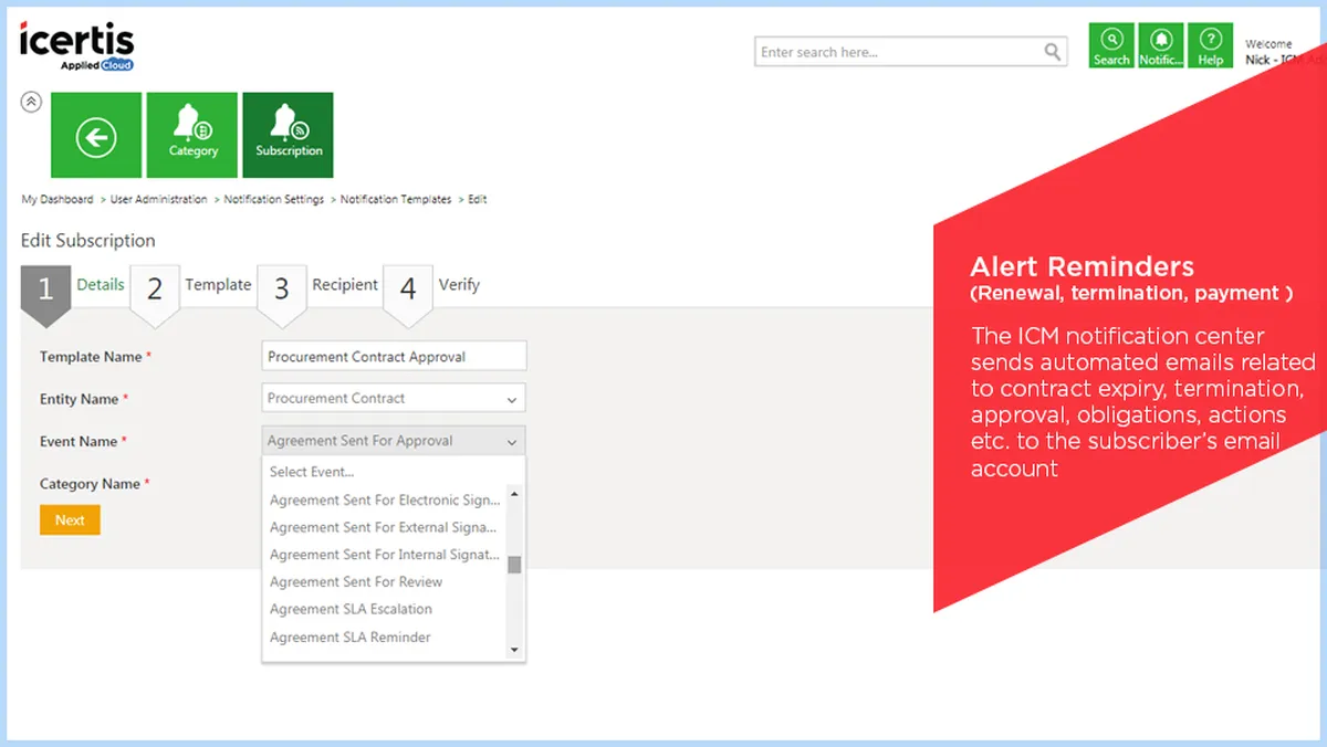 Icertis : avis des utilisateurs, avantages & inconvénients de ce logiciel de gestion de contrats Icertis : avis des utilisateurs, avantages & inconvénients de ce logiciel de gestion de contrats