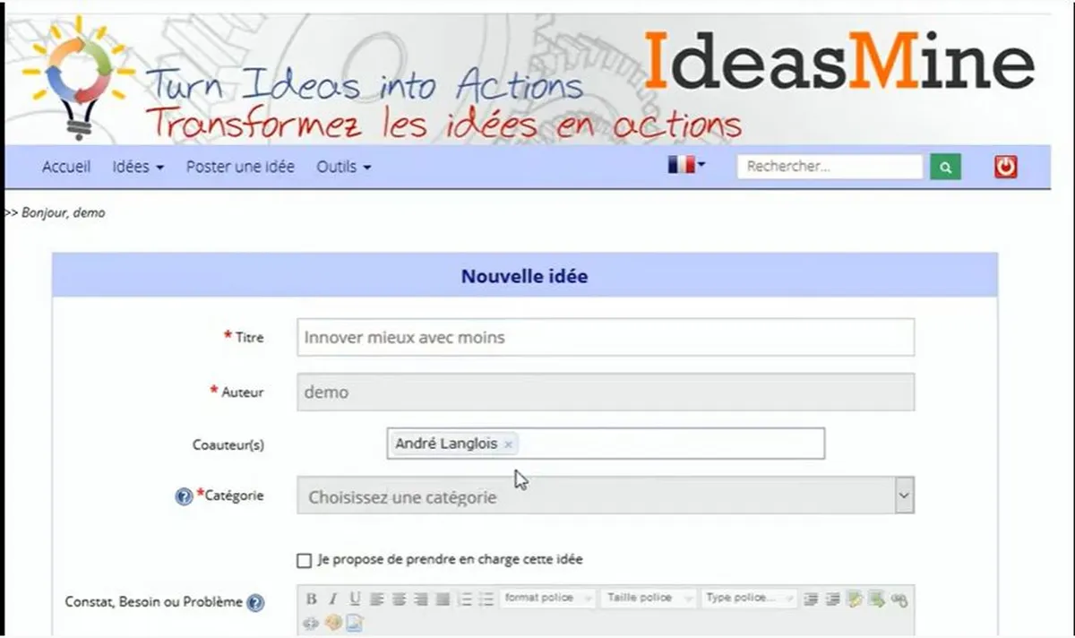 IdeasMine : avis des utilisateurs, avantages & inconvénients de ce logiciel de brainstorming
