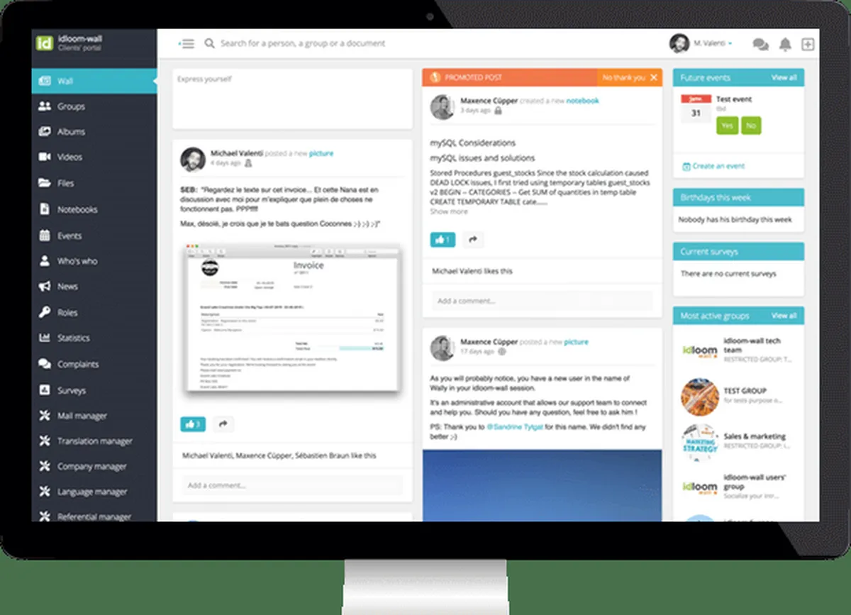 Idloom Wall : avis des utilisateurs, avantages & inconvénients de ce logiciel de gestion des réseaux sociaux