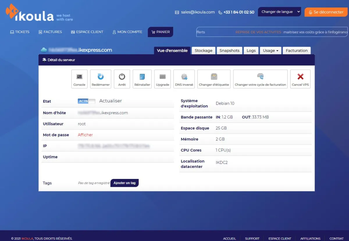 Ikoula : avis des utilisateurs, avantages & inconvénients de ce hébergeur web / gestionnaire de domaines