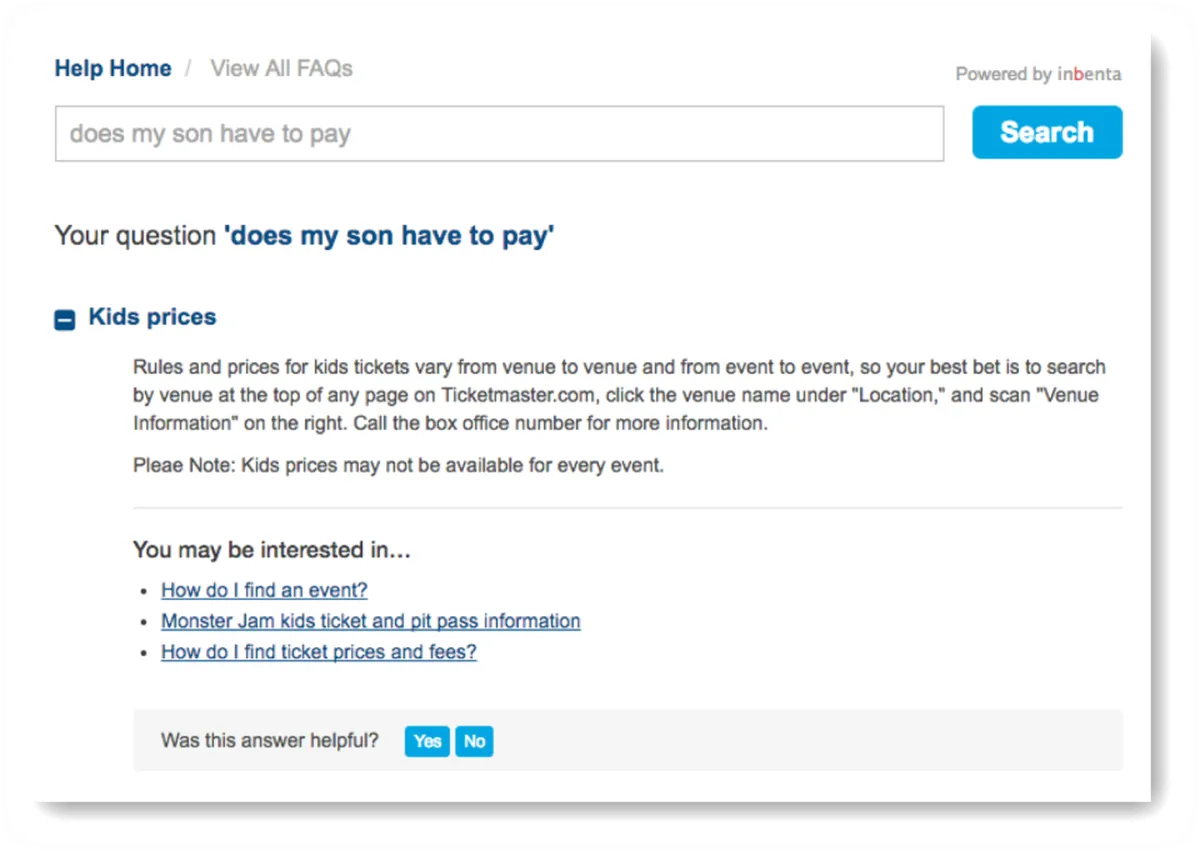 Inbenta : avis des utilisateurs, avantages & inconvénients de ce logiciel de Chatbot IA / Agent IA Inbenta : avis des utilisateurs, avantages & inconvénients de ce logiciel de Chatbot IA / Agent IA