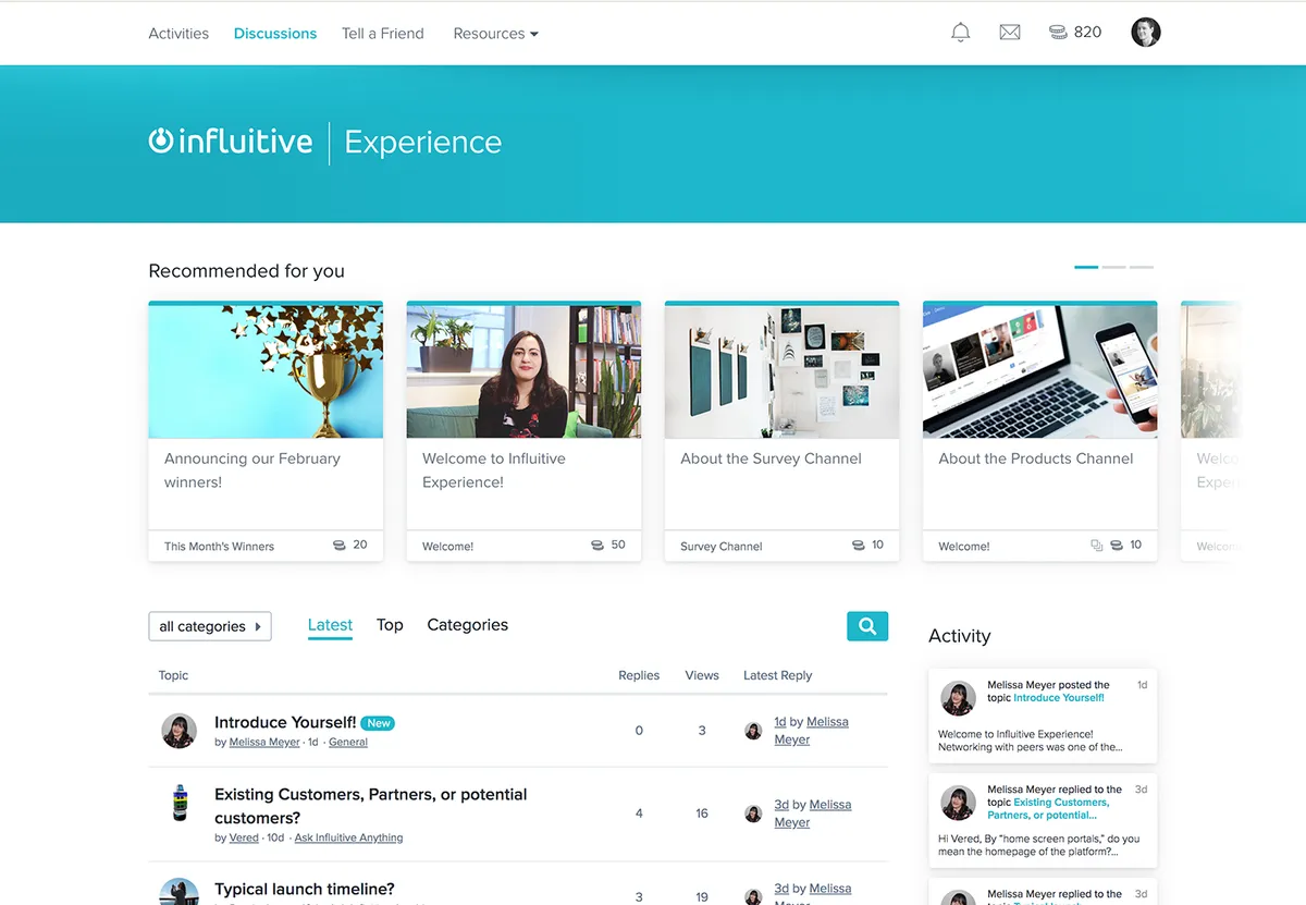 Influitive : avis des utilisateurs, avantages & inconvénients de ce logiciel de customer advocacy / clients ambassadeurs