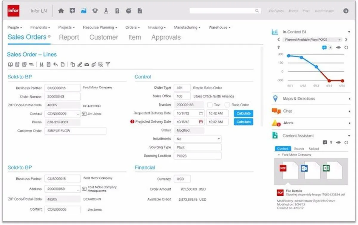 Infor LN : avis des utilisateurs, avantages & inconvénients de ce logiciel pour l'industrie Infor LN : avis des utilisateurs, avantages & inconvénients de ce logiciel pour l'industrie