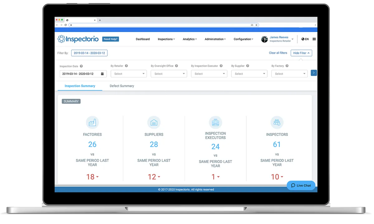Inspectorio : avis des utilisateurs, avantages & inconvénients de ce logiciel supply chain
