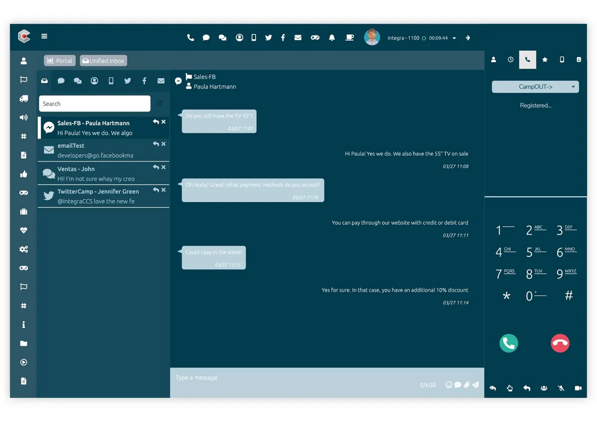 Integra CCS : avis des utilisateurs, avantages & inconvénients de ce logiciel pour centre d'appel / call center / télémarketing Integra CCS : avis des utilisateurs, avantages & inconvénients de ce logiciel pour centre d'appel / call center / télémarketing