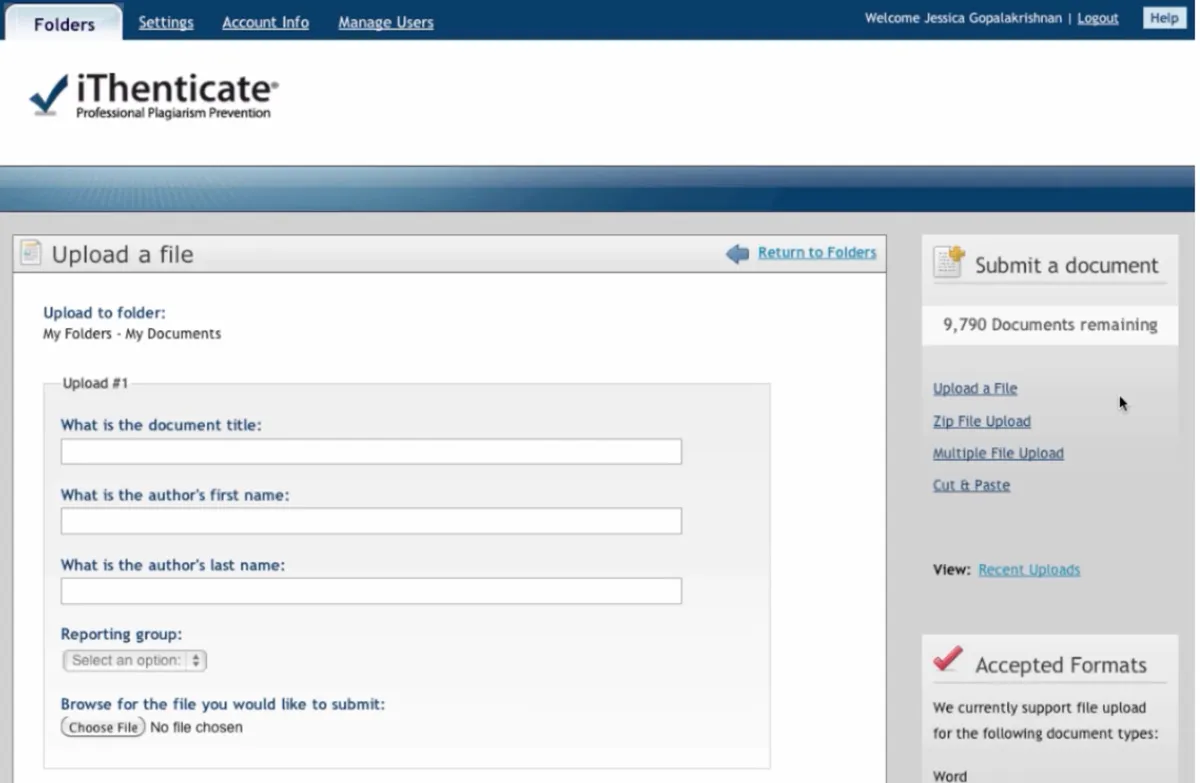 iThenticate : avis des utilisateurs, avantages & inconvénients de ce logiciel anti-plagiat
