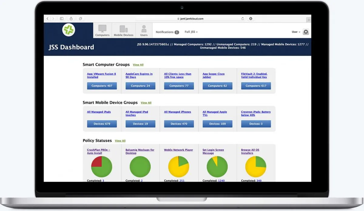 Jamf Pro : avis des utilisateurs, avantages & inconvénients de ce logiciel de gestion des appareils mobiles Jamf Pro : avis des utilisateurs, avantages & inconvénients de ce logiciel de gestion des appareils mobiles