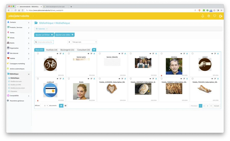 jeboostemaboite : interface stockage documents jeboostemaboite : interface stockage documents