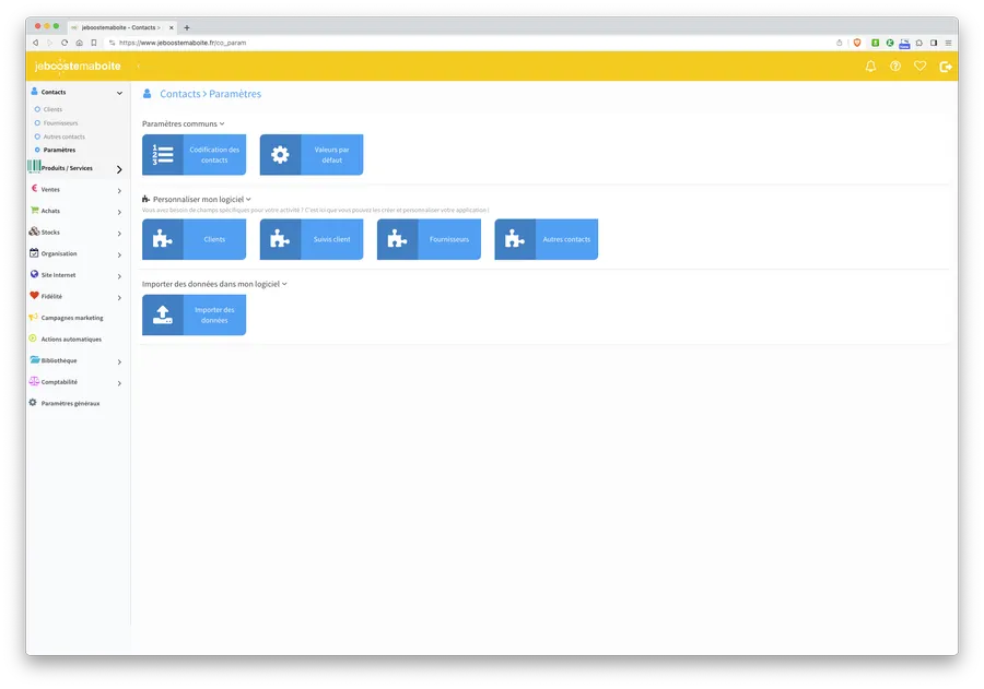 jeboostemaboite : interface jeboostemaboite : interface