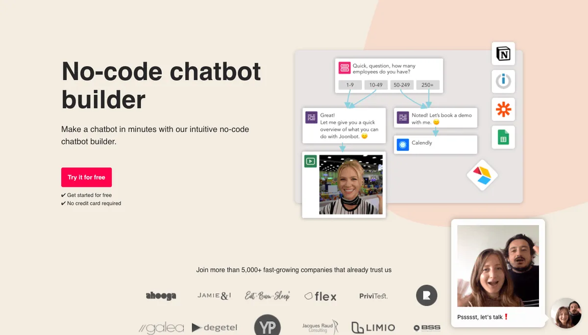 Joonbot : avis des utilisateurs, avantages & inconvénients de ce logiciel de Chatbot IA / Agent IA