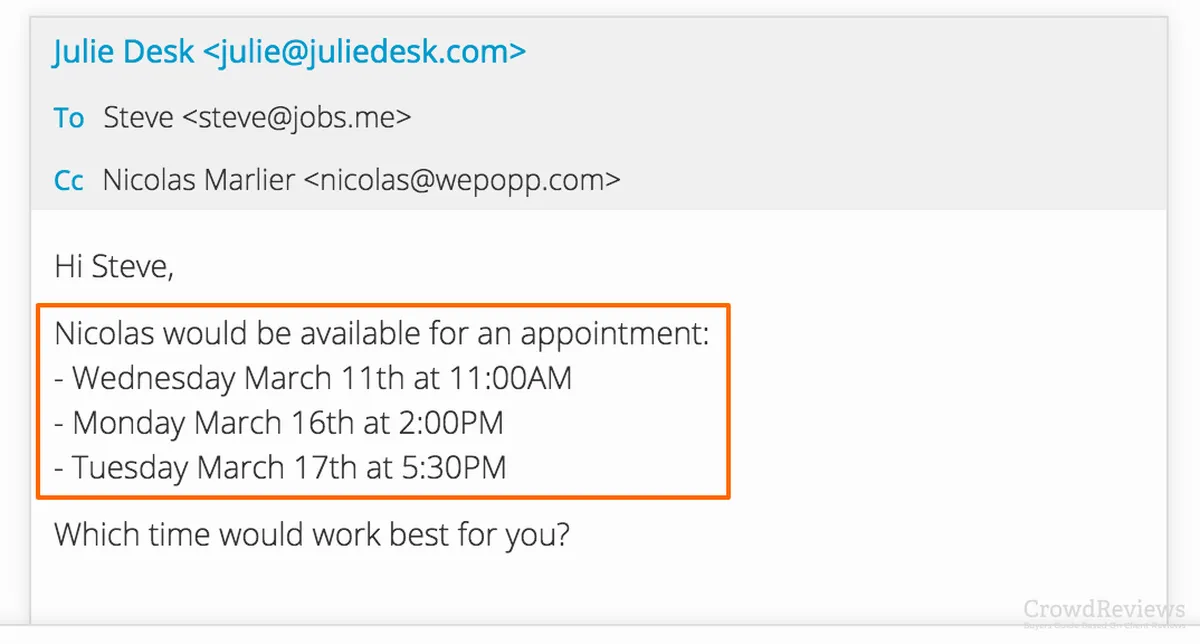 Julie Desk : avis des utilisateurs, avantages & inconvénients de ce logiciel de Chatbot IA / Agent IA