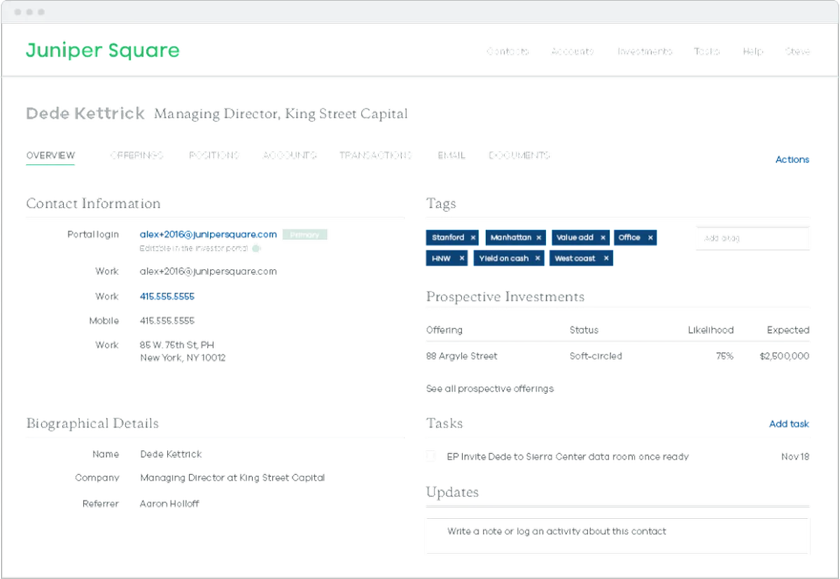 Juniper Square : avis des utilisateurs, avantages & inconvénients de ce logiciel de trading / portefeuille d'actions