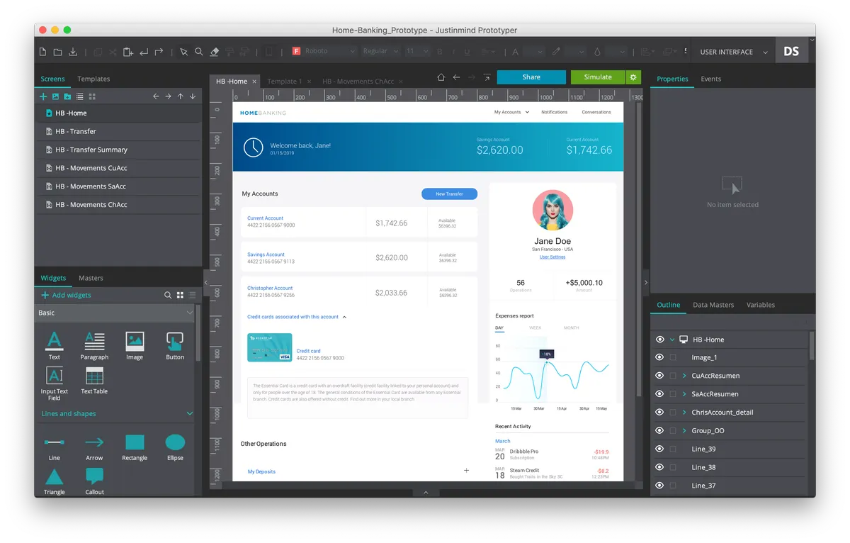 Justinmind : avis des utilisateurs, avantages & inconvénients de ce logiciel de prototypage Justinmind : avis des utilisateurs, avantages & inconvénients de ce logiciel de prototypage