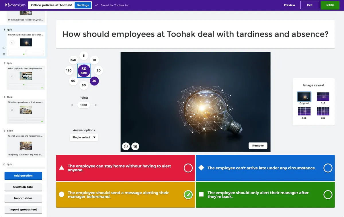 Kahoot : avis des utilisateurs, avantages & inconvénients de ce logiciel de réponse à l'audience / public
