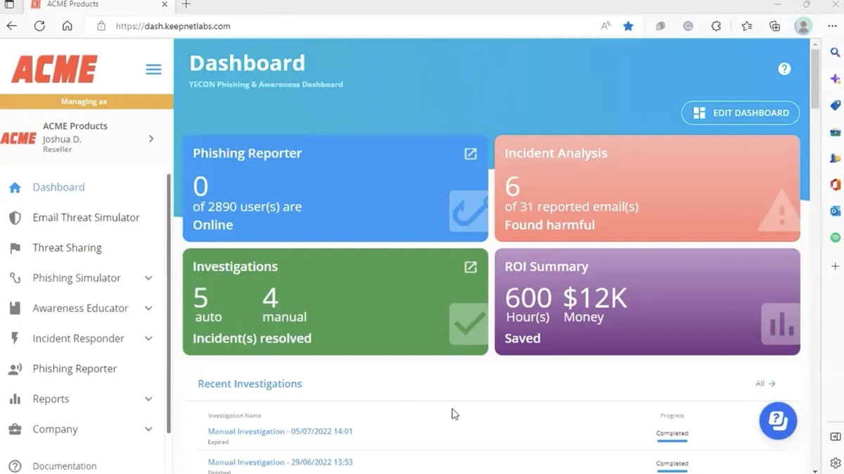 Keepnet Labs : avis des utilisateurs, avantages & inconvénients de ce logiciel de cybersécurité / sécurité informatique Keepnet Labs : avis des utilisateurs, avantages & inconvénients de ce logiciel de cybersécurité / sécurité informatique