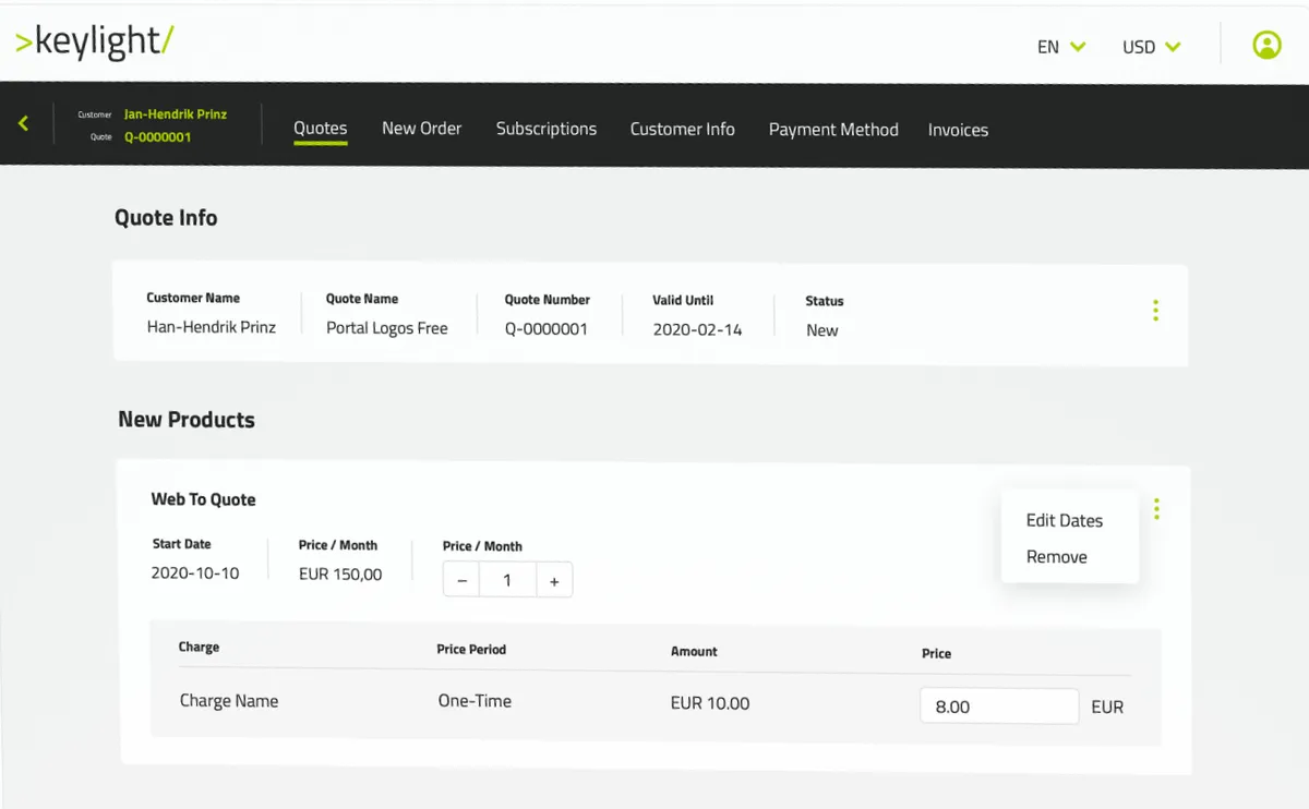 Keylight : avis des utilisateurs, avantages & inconvénients de ce logiciel de facturation récurrente / abonnements