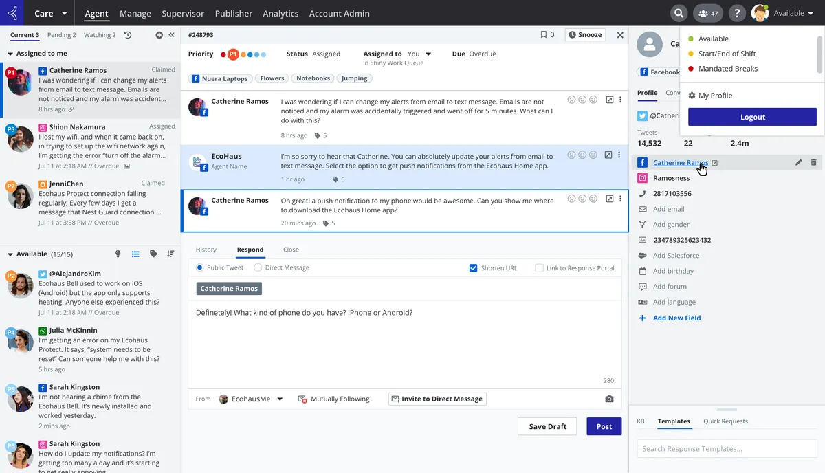 Khoros Marketing : avis des utilisateurs, avantages & inconvénients de ce logiciel de Chatbot IA / Agent IA Khoros Marketing : avis des utilisateurs, avantages & inconvénients de ce logiciel de Chatbot IA / Agent IA