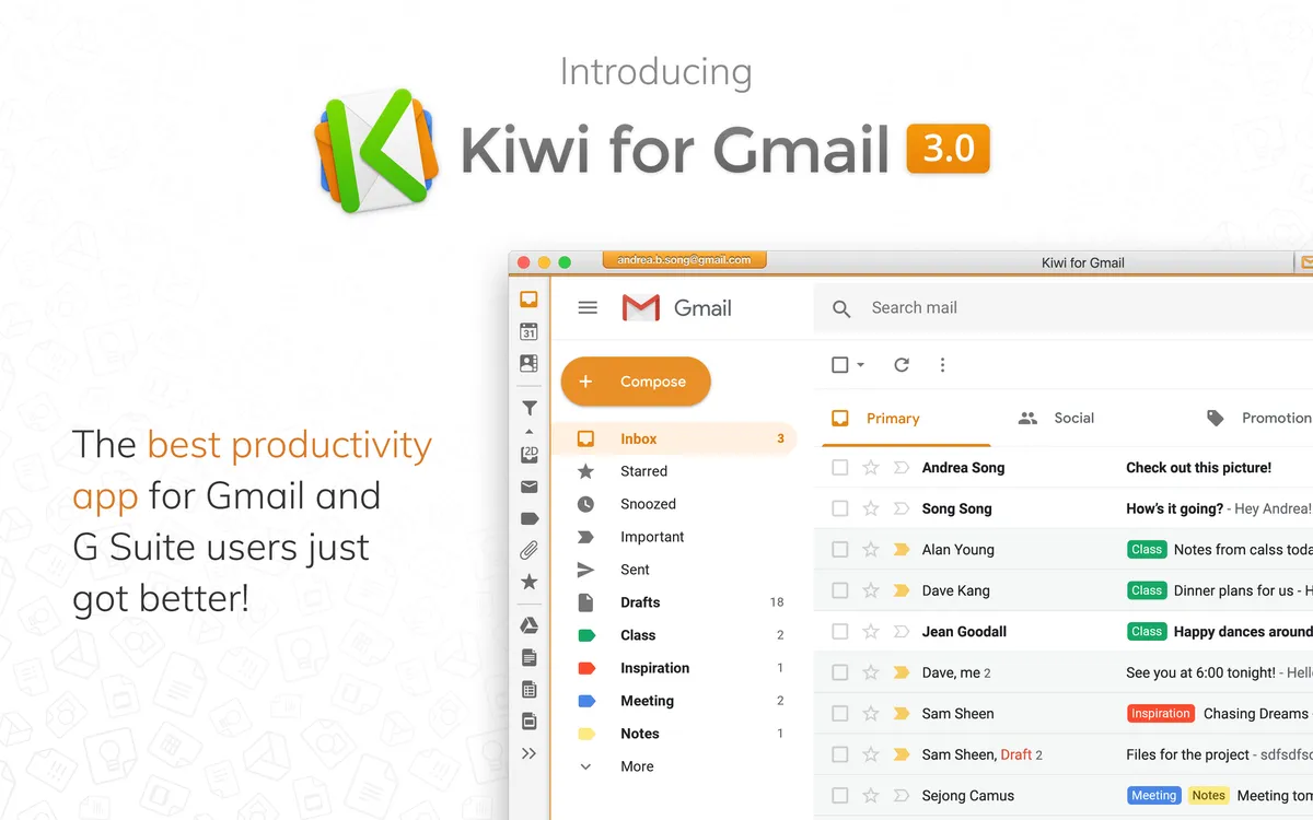 Kiwi for Gmail : avis des utilisateurs, avantages & inconvénients de ce logiciel de gestion des emails Kiwi for Gmail : avis des utilisateurs, avantages & inconvénients de ce logiciel de gestion des emails