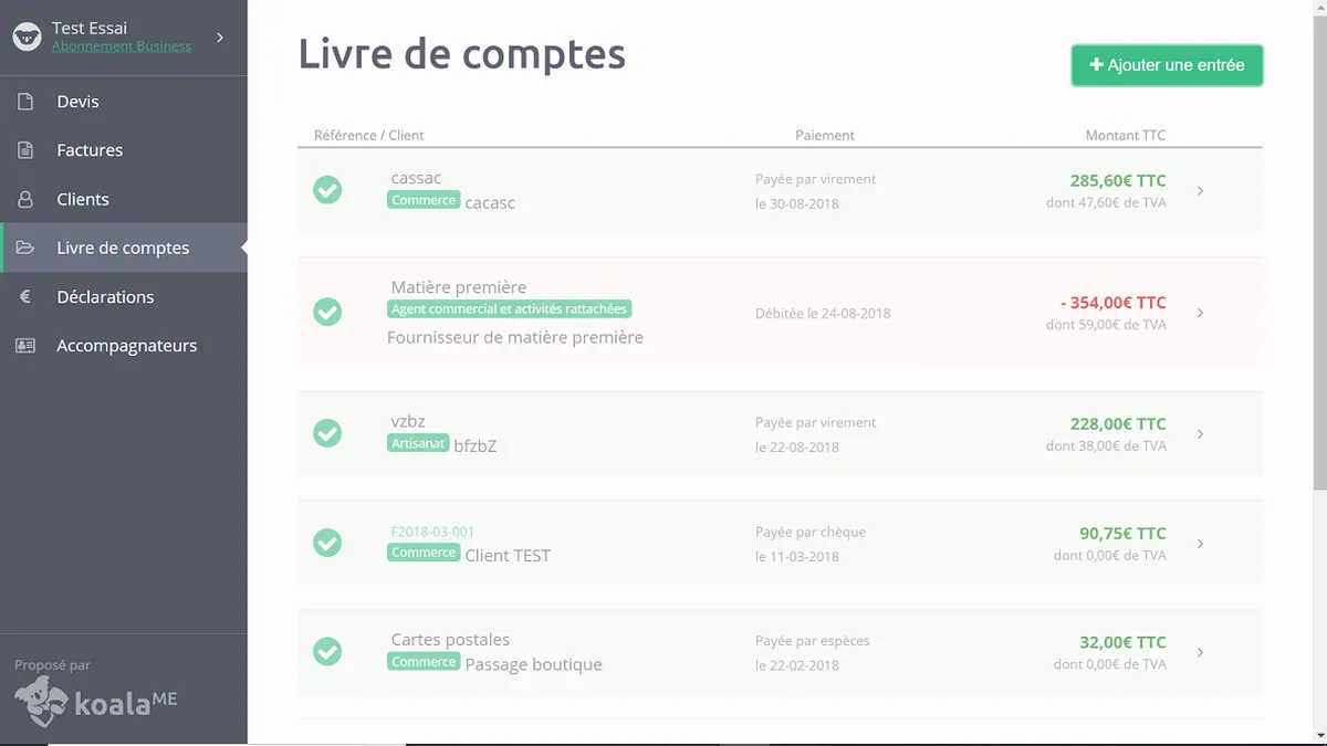 KoalaME : avis des utilisateurs, avantages & inconvénients de ce logiciel de facturation KoalaME : avis des utilisateurs, avantages & inconvénients de ce logiciel de facturation