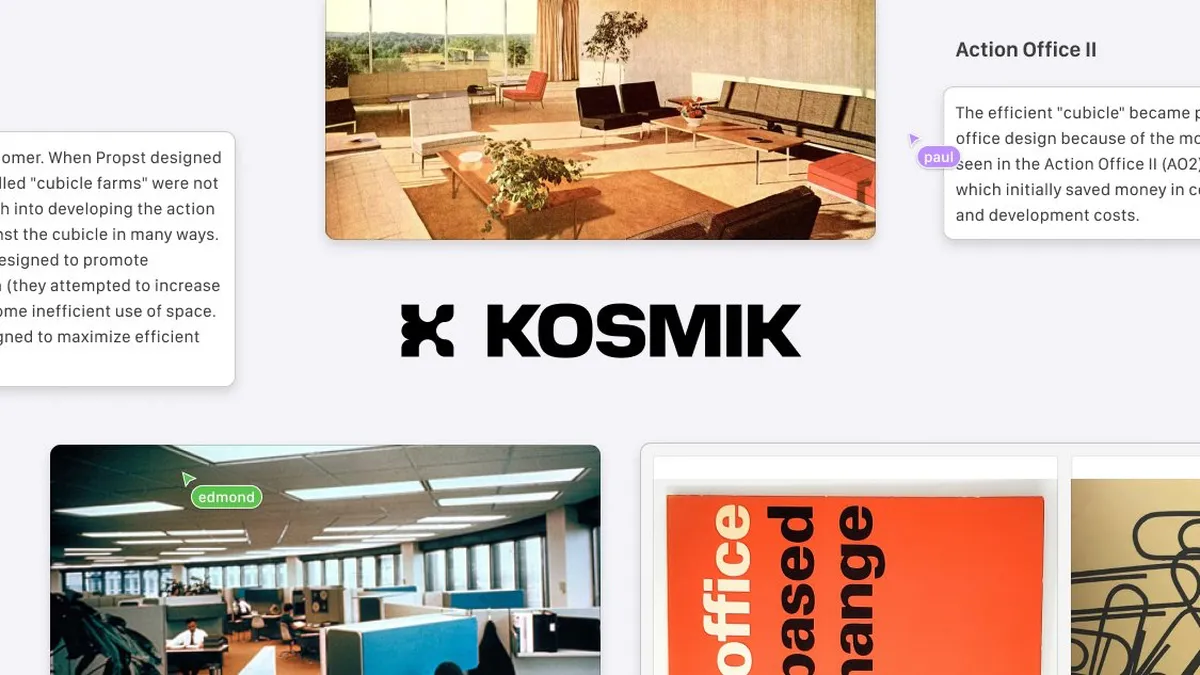Kosmik : avis des utilisateurs, avantages & inconvénients de ce logiciel de brainstorming
