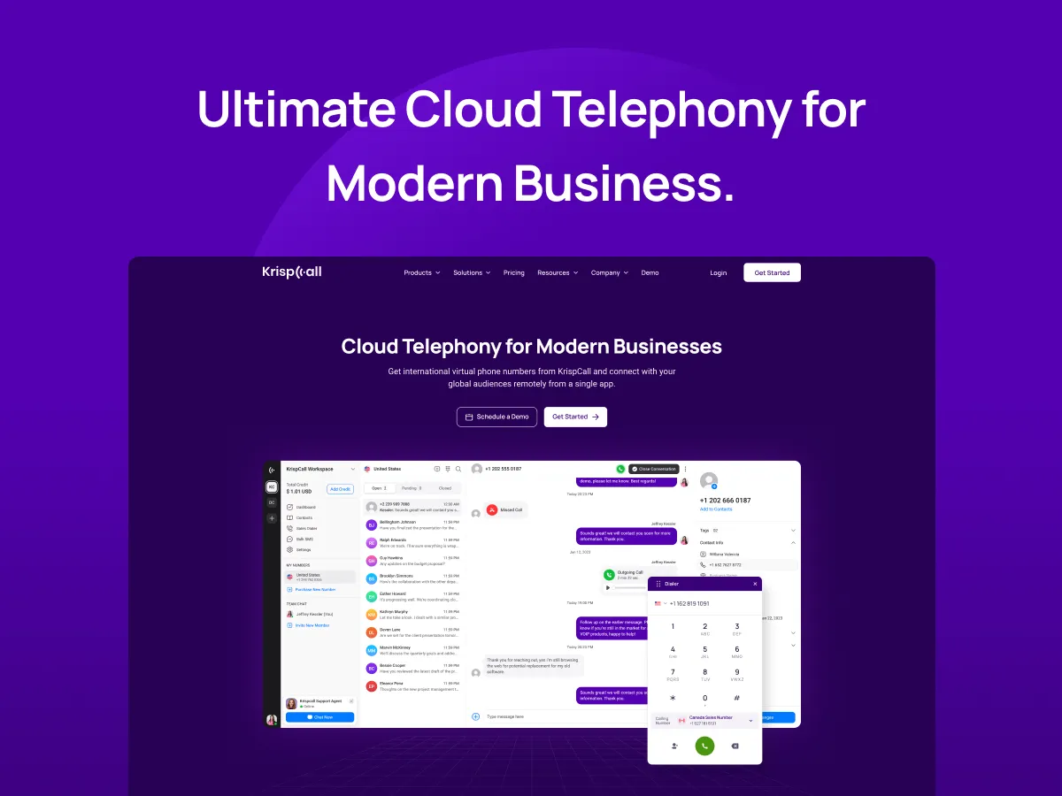 KrispCall : avis des utilisateurs, avantages & inconvénients de ce logiciel VoIP / cloud PBX / softphone KrispCall : avis des utilisateurs, avantages & inconvénients de ce logiciel VoIP / cloud PBX / softphone