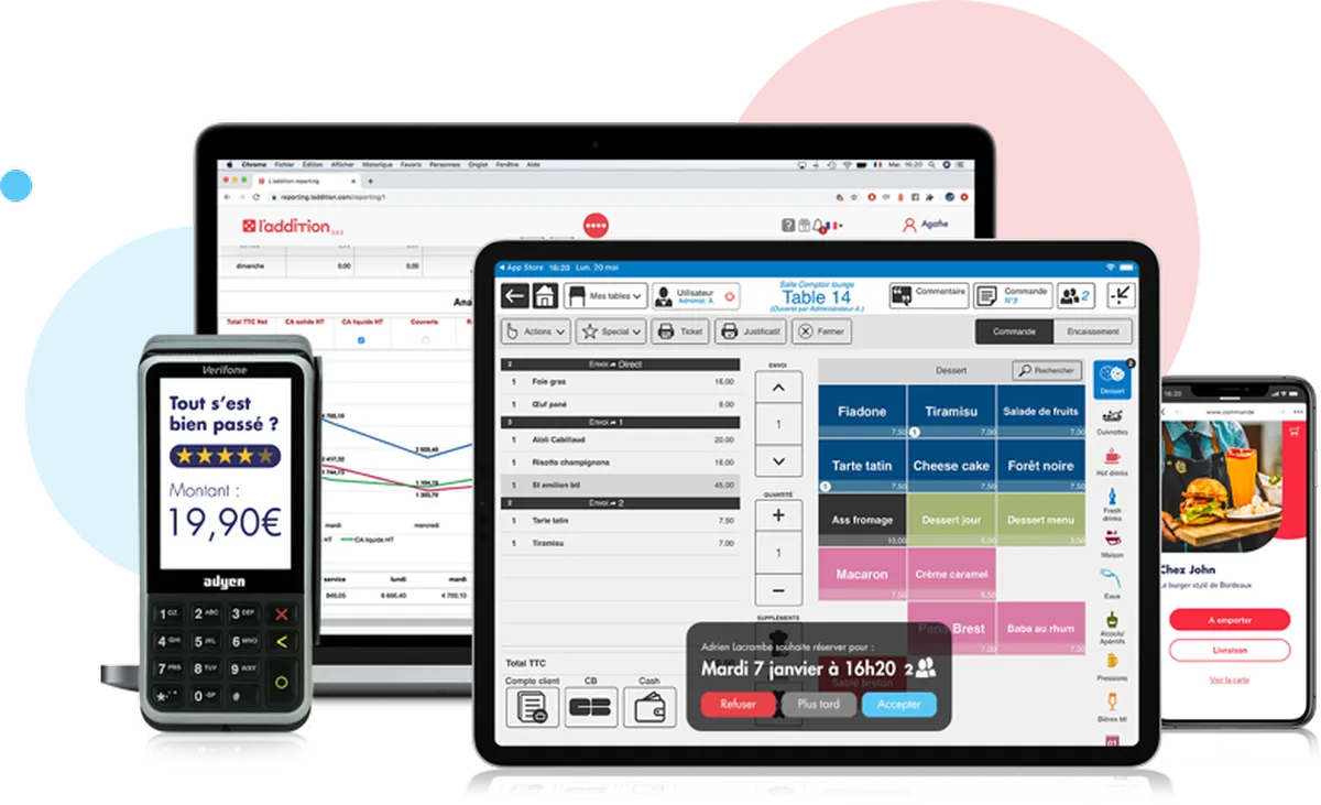 L'Addition : avis des utilisateurs, avantages & inconvénients de ce logiciel de caisse pour restaurants L'Addition : avis des utilisateurs, avantages & inconvénients de ce logiciel de caisse pour restaurants
