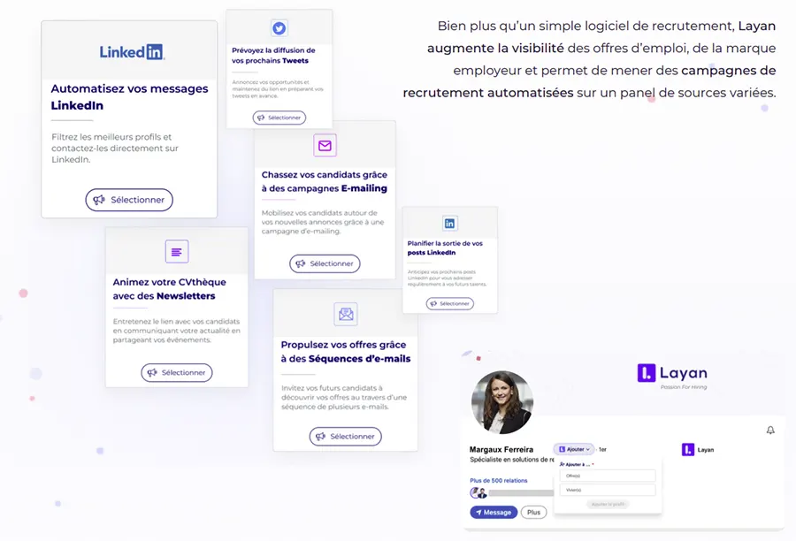 Layan : logiciel de recrutement / ATS Layan : logiciel de recrutement / ATS