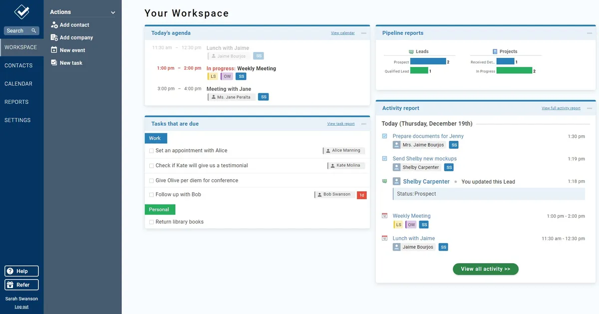 Less Annoying CRM : avis des utilisateurs, avantages & inconvénients de ce logiciel CRM Less Annoying CRM : avis des utilisateurs, avantages & inconvénients de ce logiciel CRM