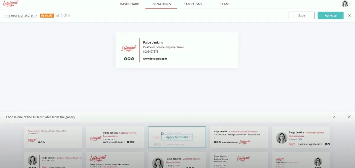 Let Sign It : avis des utilisateurs, avantages & inconvénients de ce logiciel de signature emails / personnalisation des courriels