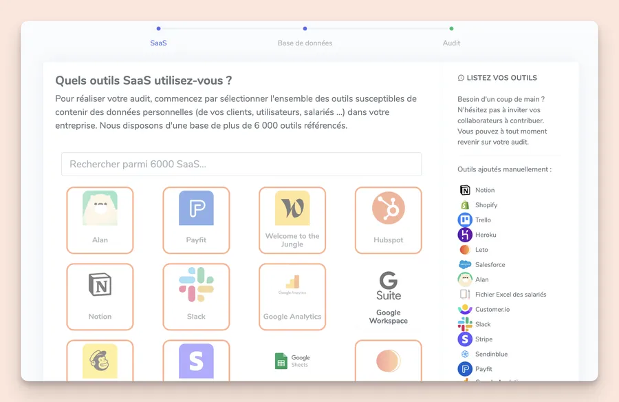 Leto : phase d'audit
